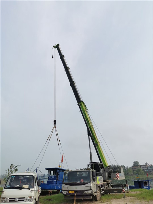 临夏市桥梁建设吊装案例